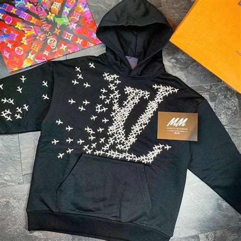 lv plane hoodie|louis vuitton hoodie hybrid.